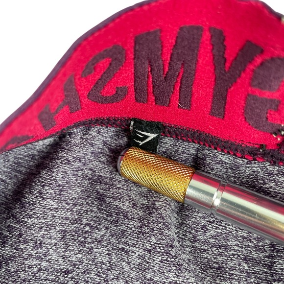 Gymshark Leggings Womens XXS Purple Seamless High Waist Stretch Slim Fit Logo - Picture 3 of 10